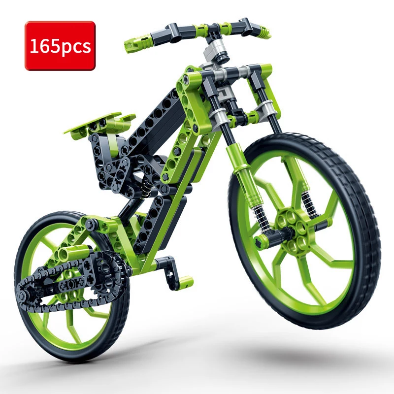 

165 шт., Детский конструктор горный велосипед