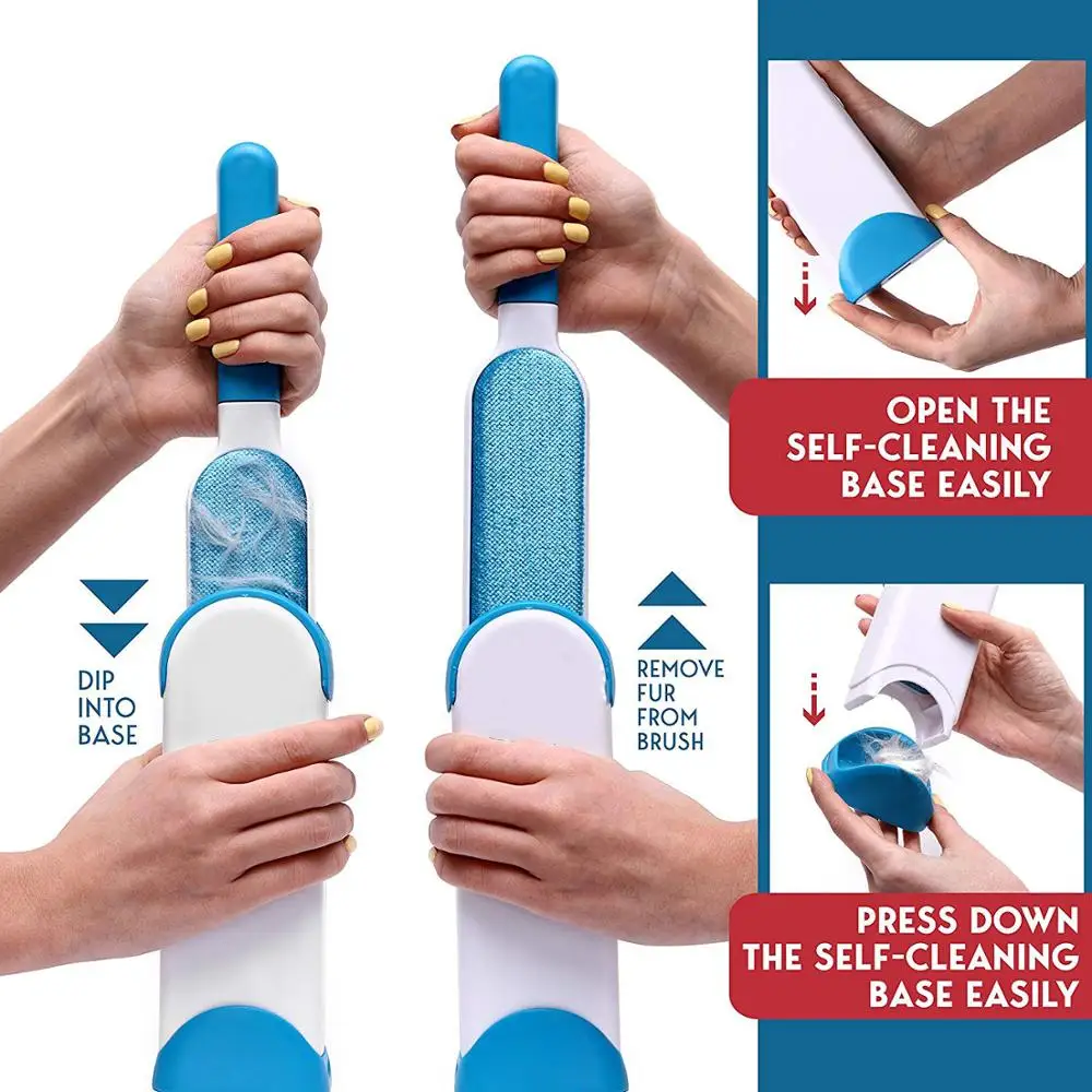 Щетка для удаления шерсти домашних животных многофункциональная Двусторонняя