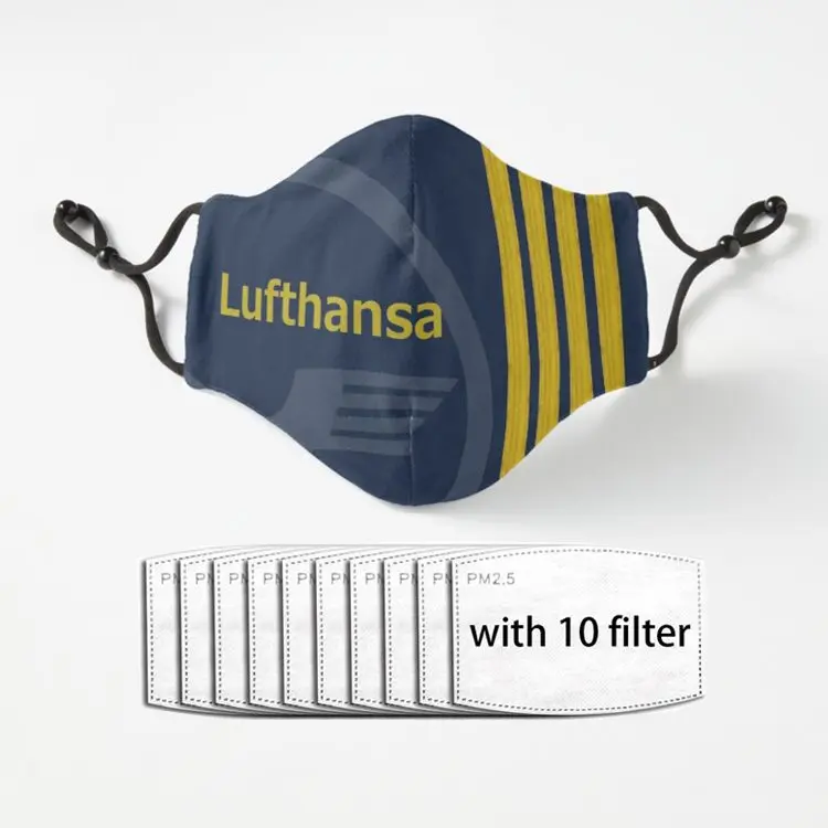 

Маска Lufthansa, для езды на велосипеде, рыбалки, мотоцикла