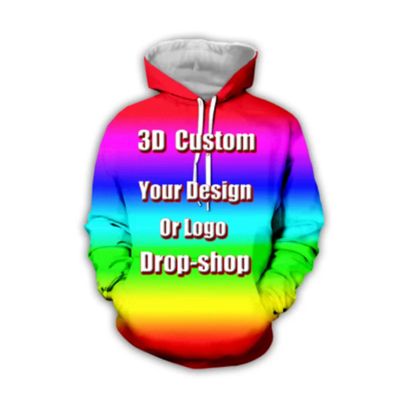 

DIY Custom Full Printing 3D Hoodies Create Design Photo/The Picture You Want Pattern T-Shirt All Age Anything You Want Hip Hops