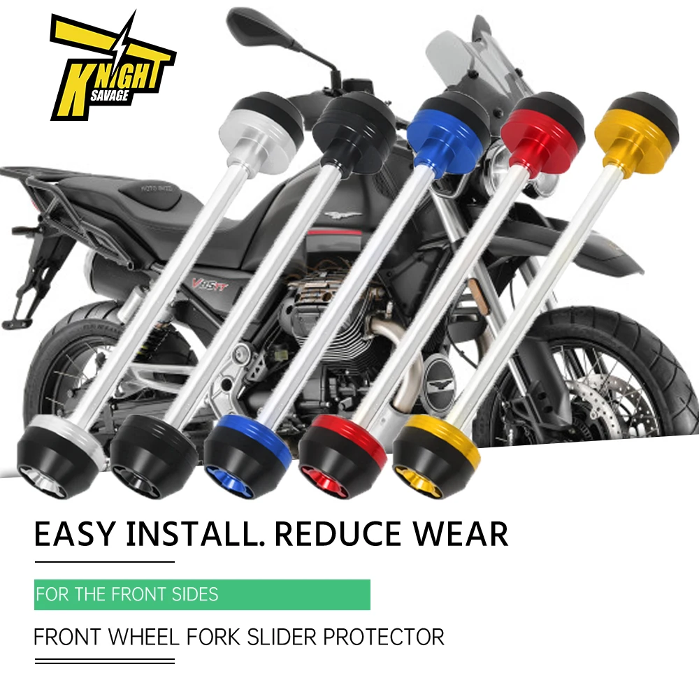 

Front Fourche Drive Housing Crash Wheel Fork Slider Protector Guard For MOTO GUZZI V85TT 2018-2022 Motorcycle Accessories