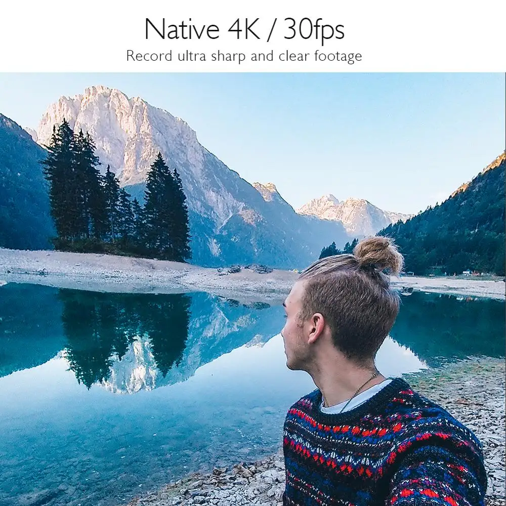 Экшн камера AKASO V50X 4K/30fps Wi Fi 2 ''сенсорный экран EIS водонепроницаемая с