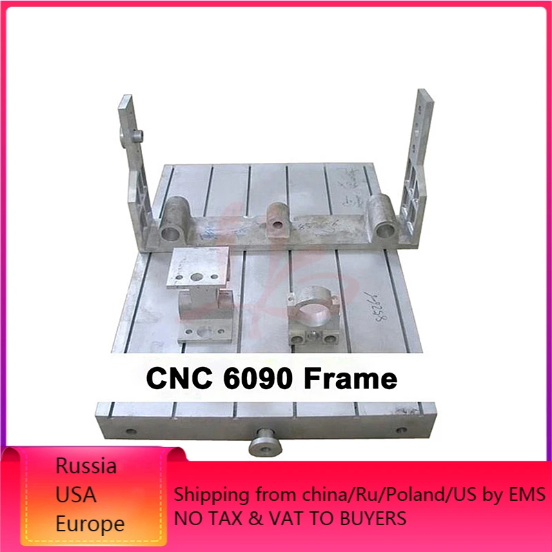 

CNC 6090 Frame Kit Assembled Mini CNC Router with Lathe Bed Ball Screw Bearing Stepper Motor Coupler for CNC Engraving Machine