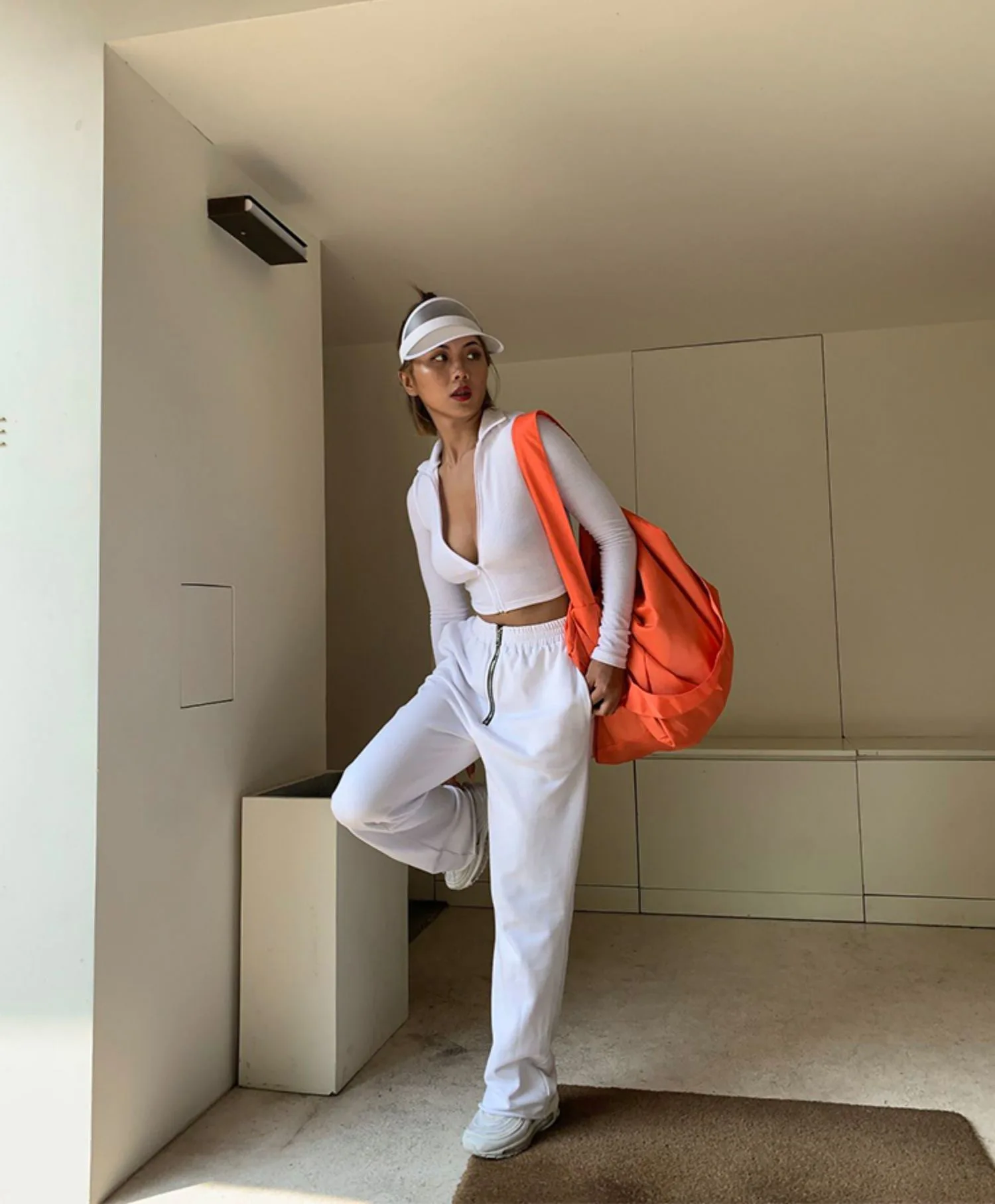 2021 ALL NEW WOMEN AWESOME GYM BAG FITNESS ORANGE