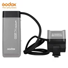 Godox EC200 портативный 1,85 м Горячий башмак Дистанционное разделение удлинительная головка для Godox AD200 Батарея Вспышка в комплекте с головкой