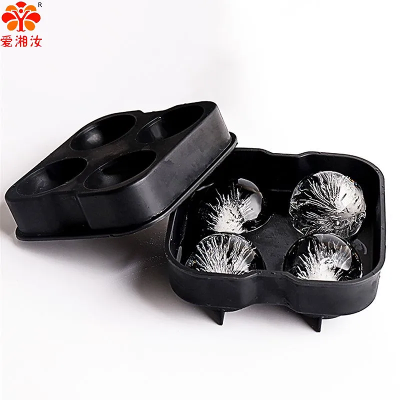 

Aixiangru Four Ice Hockey KitchenTray, With A Lid Box, Mizixin Xuan Cake Whisky Mixers, Red Wine Silicone Mold