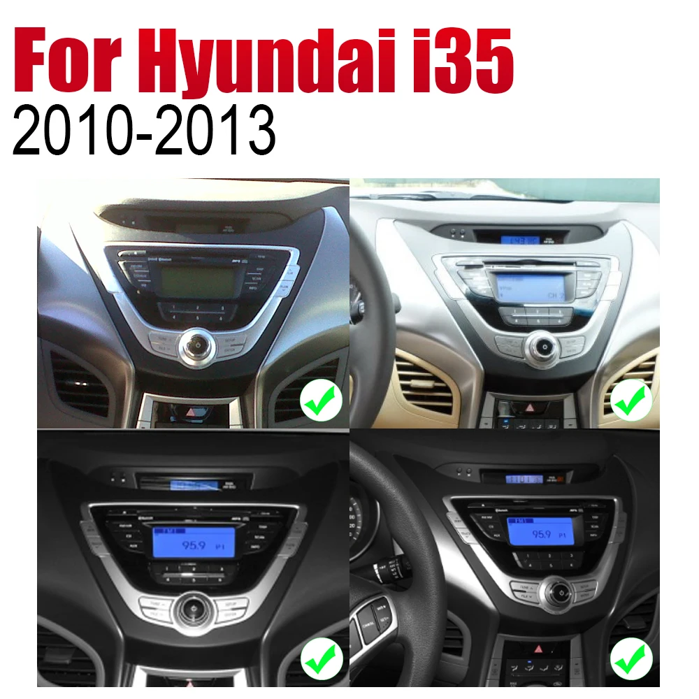 Автомагнитола ZaiXi на Android 2 Din с DVD для Hyundai i35 Elantra flutic 2010 ~ 2013 автомобильный