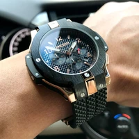 mens chronograph analogue quartz wrist watches with silicone strap 24 hour display sports wristwatch for boys2050gbk 1n0