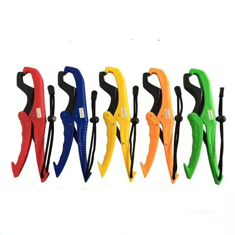 

HYSBOY 6''/9'' ABS Grip Tackle Holder Fish Clamp Adjustable Rope Plastic Grabber Plier Controller Fishing Gripper Gear Tool