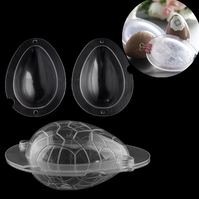 

Easter Day New baking mold DIY handmade 3D egg mold chocolate mold jelly acrylic mold
