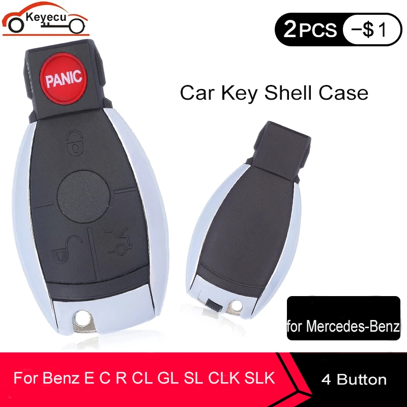 KEYECU Новый Сменный умный чехол для пульта дистанционного управления Fob 3 + 1 кнопка