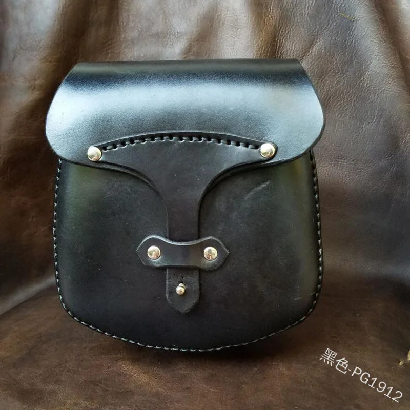 Кожаный кошелек на шнурке для мужчин и женщин винтажный кожаный аксессуар в