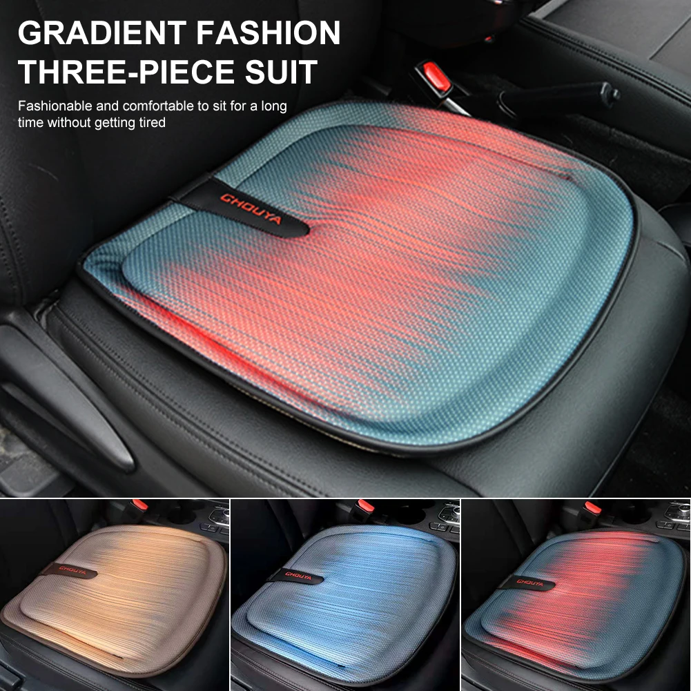 

Car Seat Cushion Memory Foam Cushion Pad Summer Winter Driver Seat Non-Slip Breathable Pad Car Interior Accessories 47*45cm