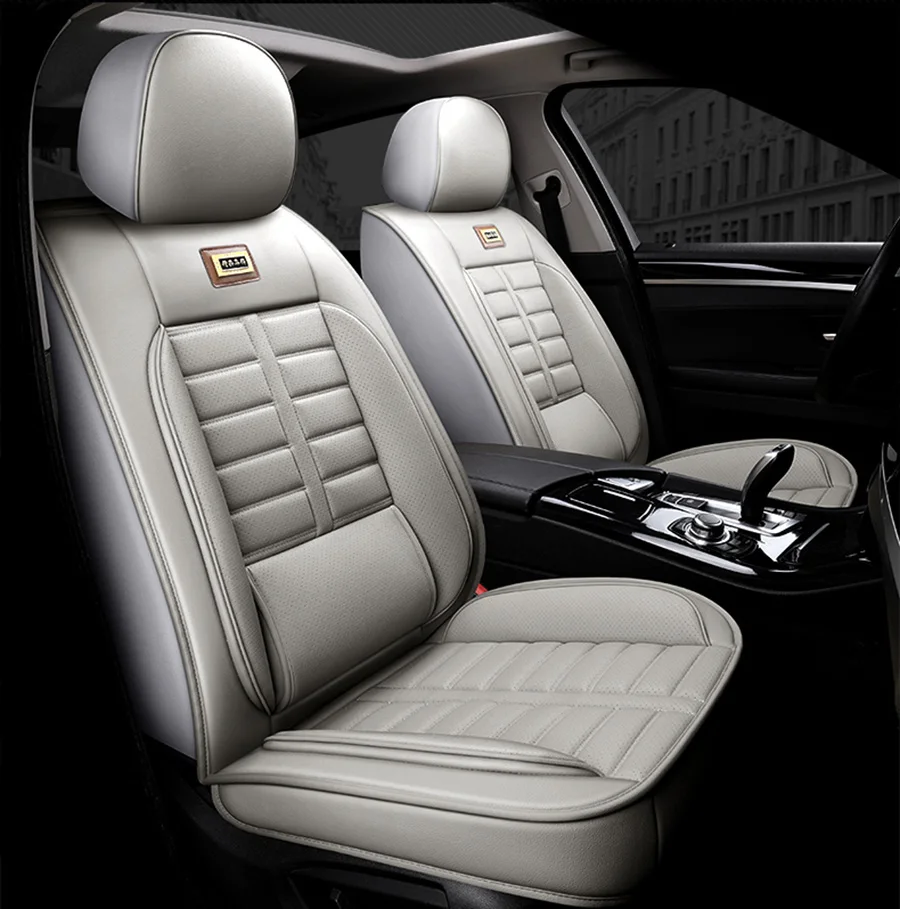 Новые кожаные чехлы для сидений автомобиля kia Rio 3 4 Sorento 2005 2007 2011 2013 soul spectra styling