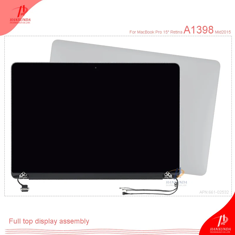 Новый оригинальный ЖК-дисплей A1398 HANXUNDA для Macbook Pro Retina 15 4 '' Дисплей в сборе |