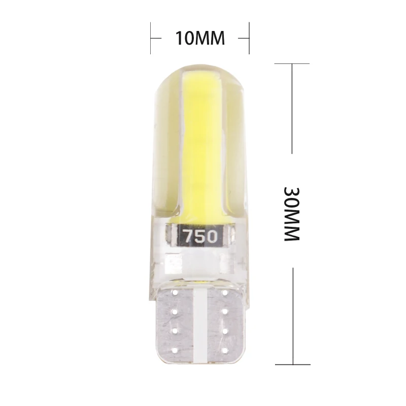 Автомобильные светодиодные лампы RXZ T10 COB W5W 100 194 с клиновидным хвостом 168 шт. для