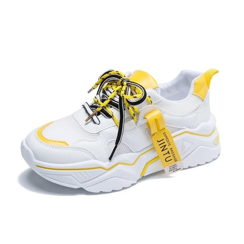 

INS Hot Sale Woman Vulcanize Shoes Autumn Mix Color Zapatillas Mujer Casual Patchwork Women's Footwear Fashion Ladies Sneakers