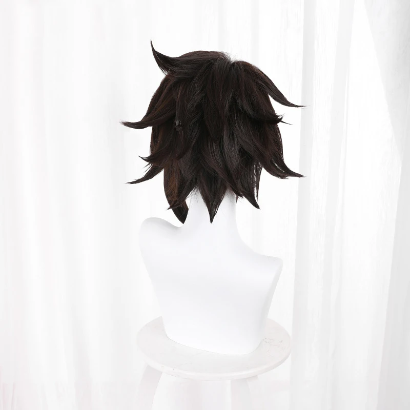 Парик для косплея Yoh Asakura из аниме шамань король термостойкий коротких
