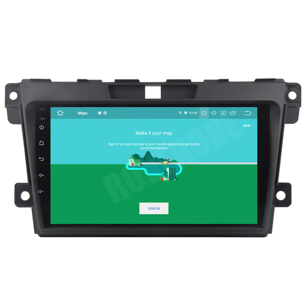 RoverOne Android 10 автомобильный радиоприемник с навигацией GPS плеер для Mazda CX7 CX 7 2008 2015