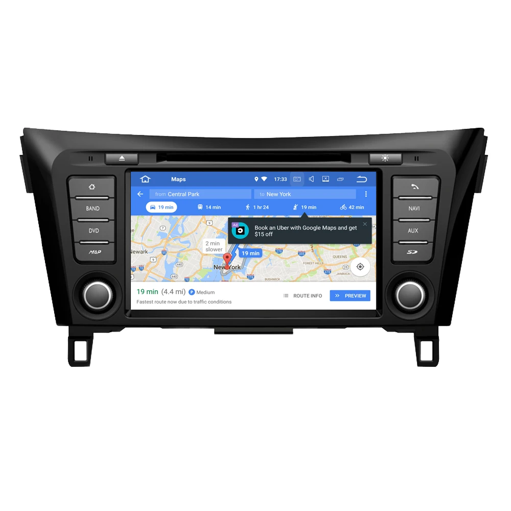Для Nissan Qashqai для Xtrail X-trail 2014 2015 Android 8 0 2Din автомобильный стерео DVD GPS Аудио Видео