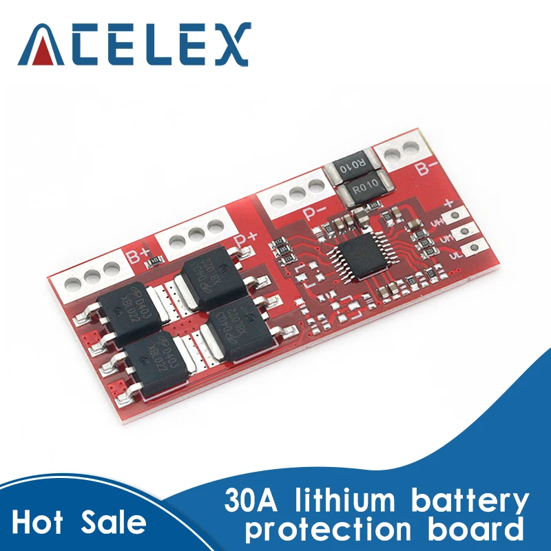 Умная электроника 4S 30A высокая сила тока литий ионная батарея 18650 зарядное