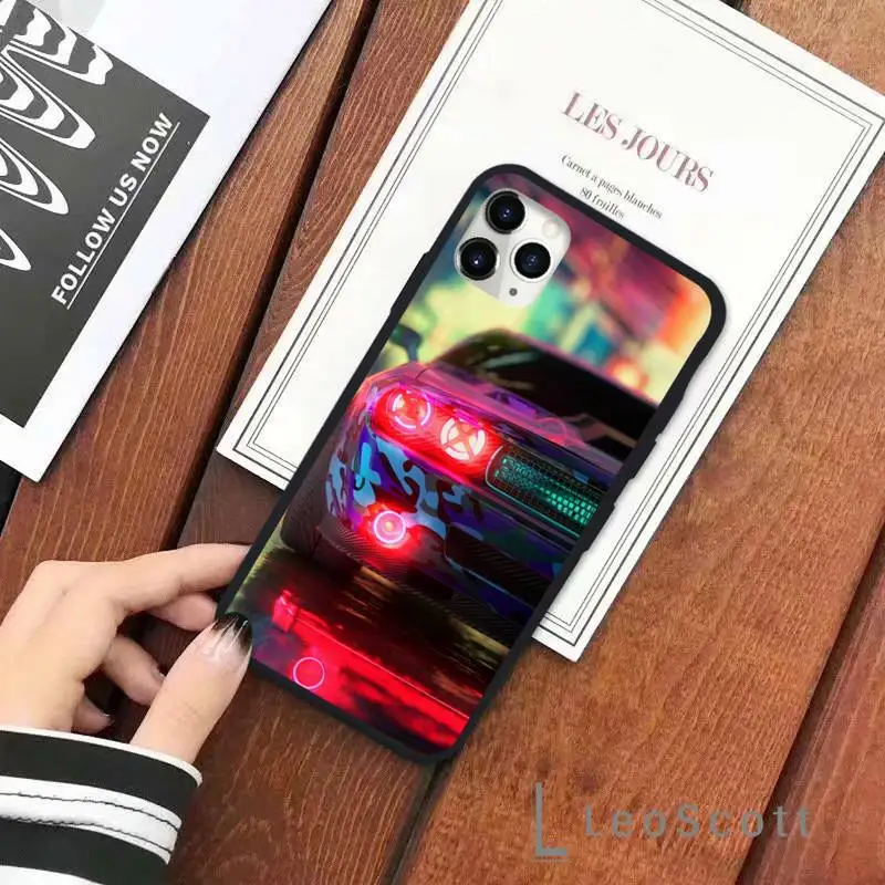 

Design sport car cool Phone Case for iPhone 11 12 pro XS MAX 8 7 6 6S Plus X 5S SE 2020 XR Soft silicone cover