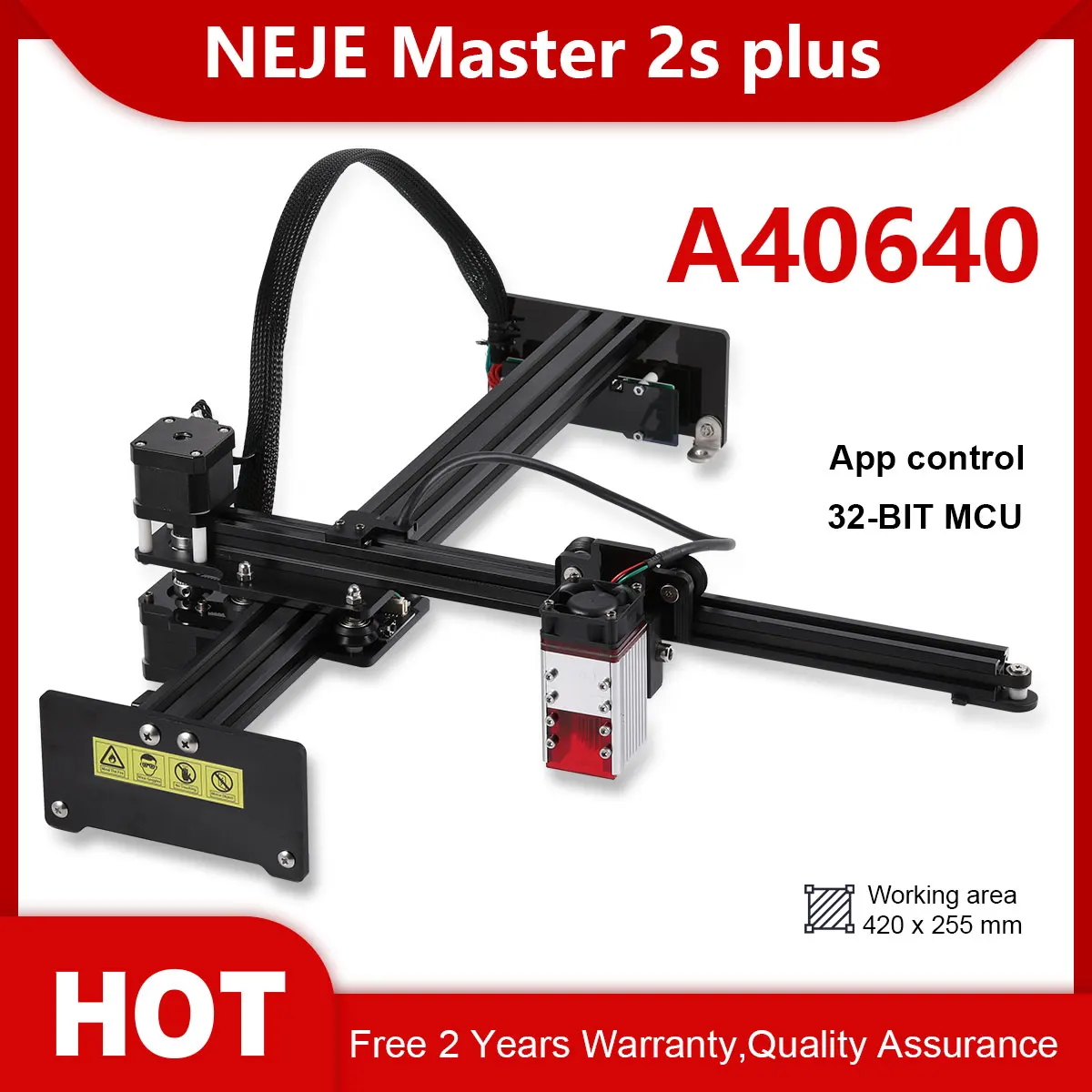 NEJE Master 2S Plus Laser Cutter Wood Printer With Lightburn Wirless Control Engrave DIY Cutting CNC Engraving Machine Metal