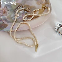 french contracted baroque natural freshwater pearl necklace restoring ancient ways ot clavicle chain necklace