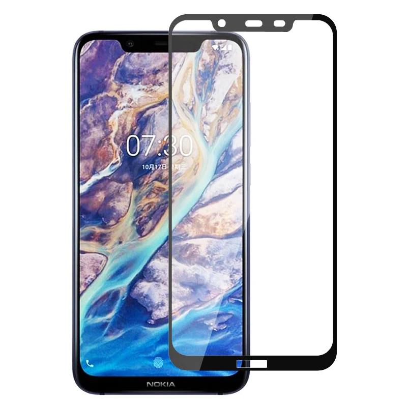 Закаленное стекло для Nokia 7 8 1 Plus X6 9 6 2018 9H Ультра тонкое полное покрытие протектор