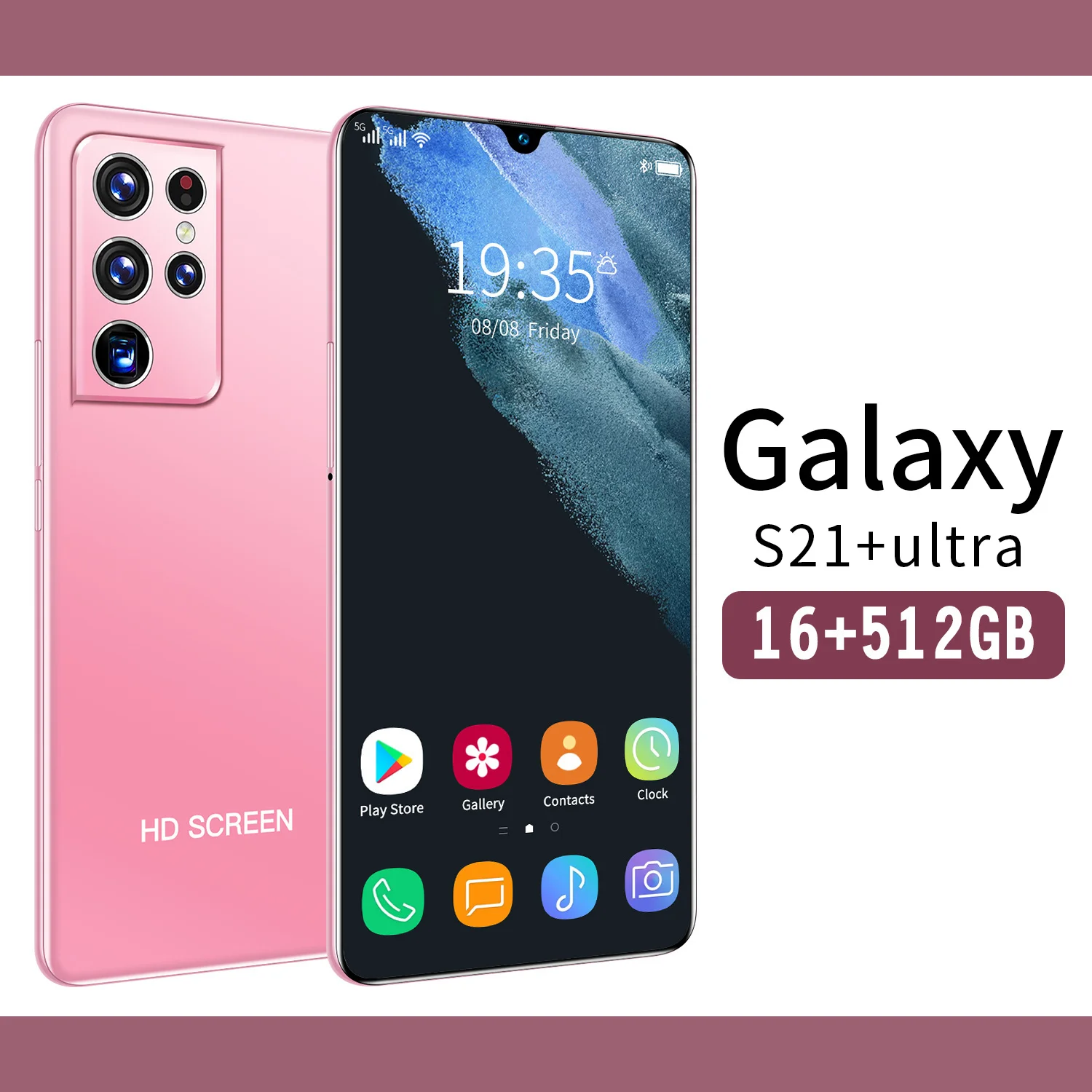 

Global Version S21+ultra 7.1" Smartphones Full Screen 16G+512GB Unlocked Android10 Cell Phone Dual SIM 4G5G Network Phone