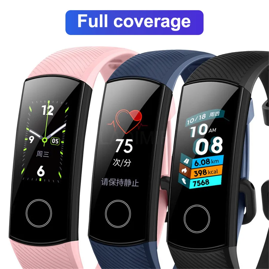 3D полное покрытие мягкий ТПУ протектор экрана для Huawei Honor Band 5 4 3 Pro A2 гидрогель
