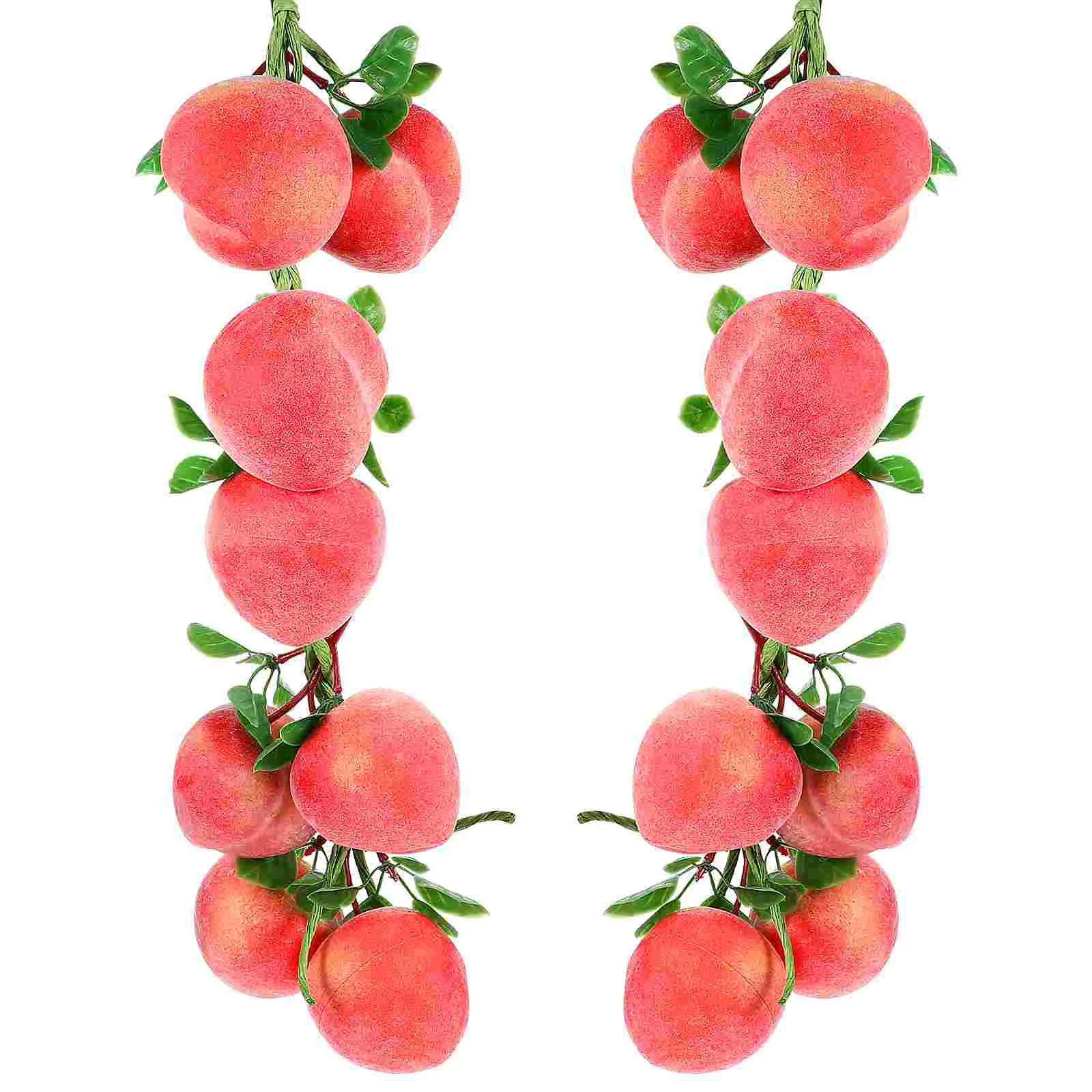 

VORCOOL 2 шт. персиковые веревки реквизит фрукты персиковые украшения имитация фруктов веревки Подвески Фрукты фото реквизит