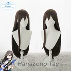 Hanazono Tae парик челка мечта! Парик для косплея Poppin'Party синтетические женские черные коричневые волосы Bandori Косплей Hanazono Tae