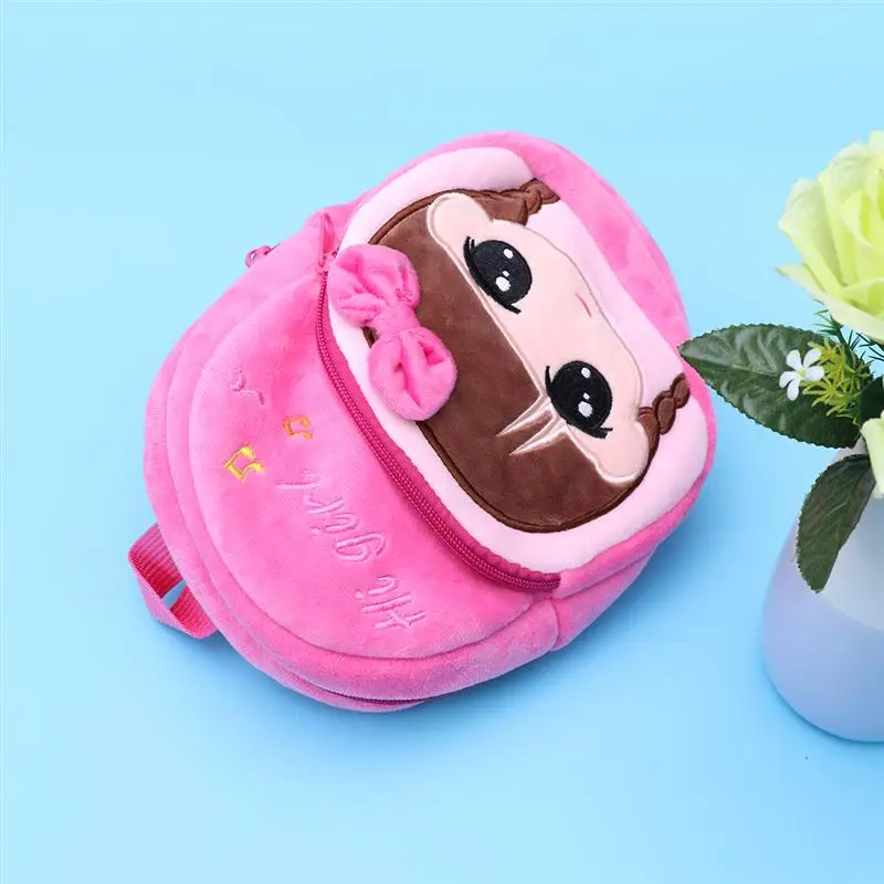 Яркая 3D игрушка в мультяшном стиле плюшевая школьная сумка для дошкольников