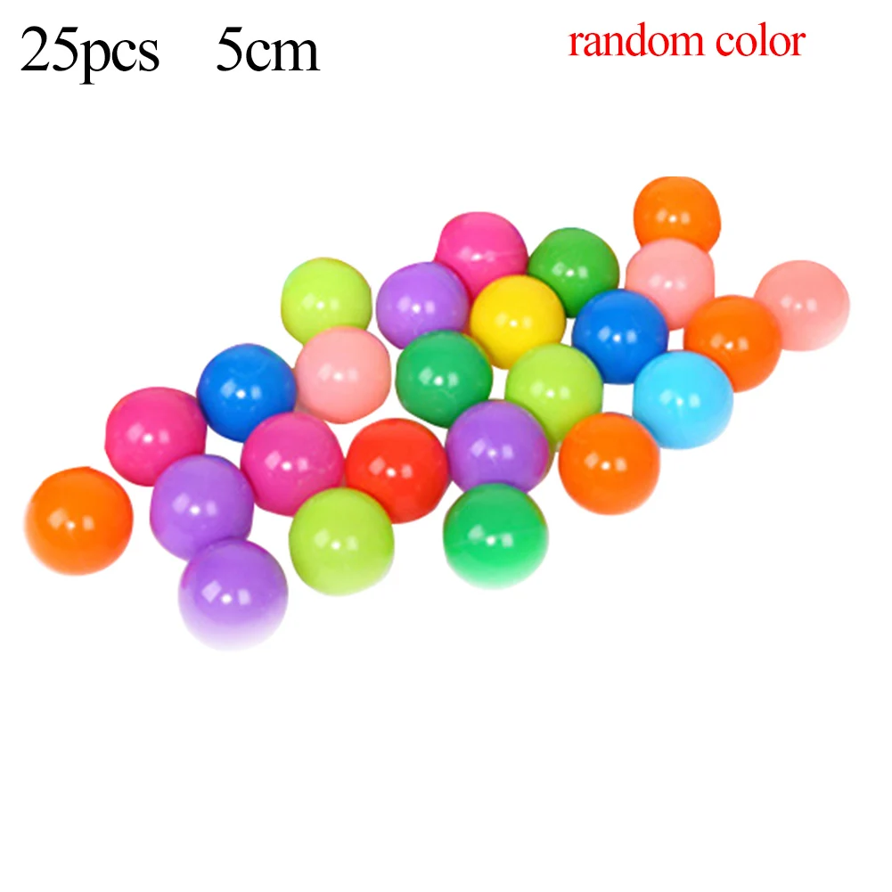 5cm 25pcs Детская игрушечная палатка детская палатка крытый Открытый игровой дом большой портативный океан мяч бассейн яма складная детская детская палатка палатка детская детская комната - Цвет: 5cm 25pcs