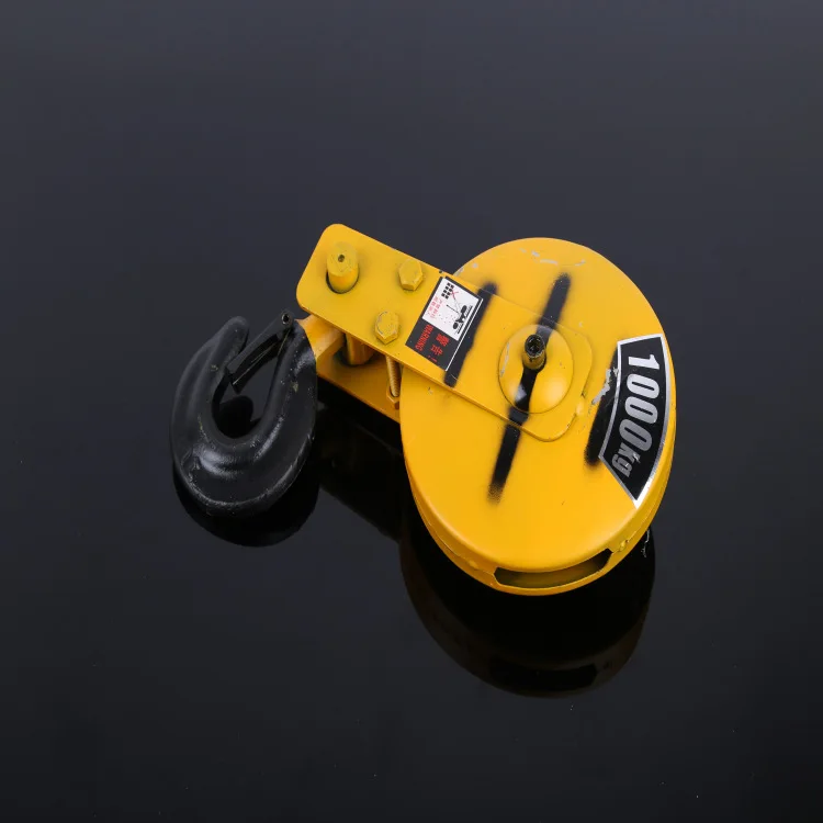 Wire rope electric hoist lower hook round block electric hoist accessories hook