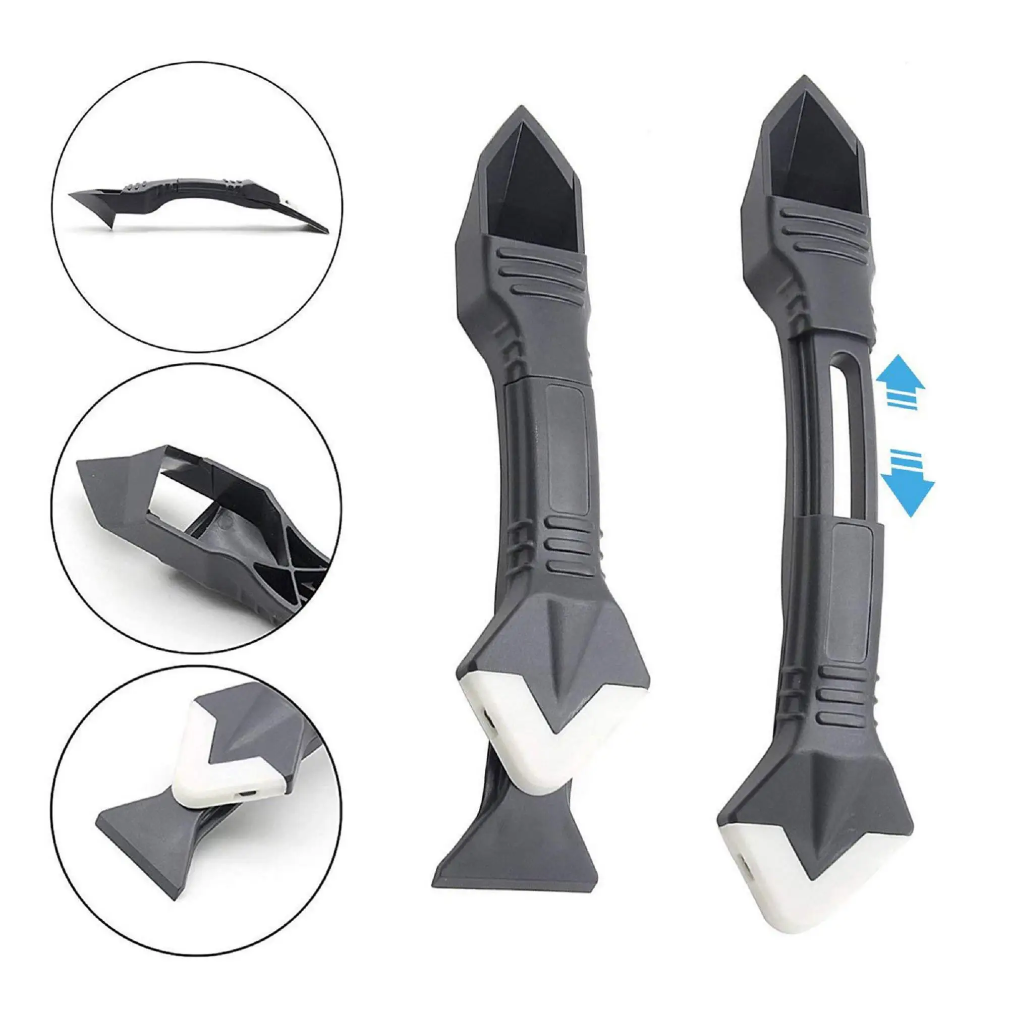 5PCS Glass Glue Angle Scraper Caulking Tool Shovel Binder Multifunctional Rubber Silicone Remover Seam | Дом и сад