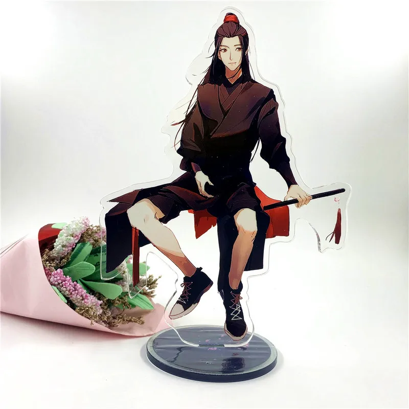 Grandmaster of Demonic Cultivation брелок untamed Lan Wangji Wei Wuxian акриловое кольцо для ключей mo dao zu shi брелок llaveros
