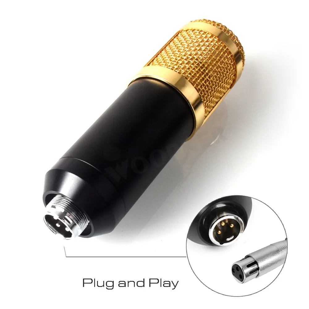 Проводной микрофон для студийной записи BM 800 конденсаторный BM800 караоке Bluetooth