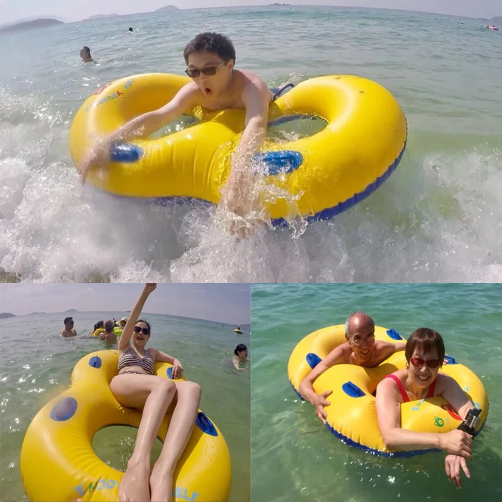 

Super Large Double Inflatable Floating Ring Water Cushion Floating Row Swimming Ring Pool Water Float Seat Toys