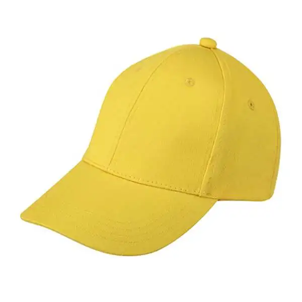 yellow Детская бейсбольная кепка для мальчиков и девочек, летняя детская шляпа оранжевого цвета - Цвет: yellow