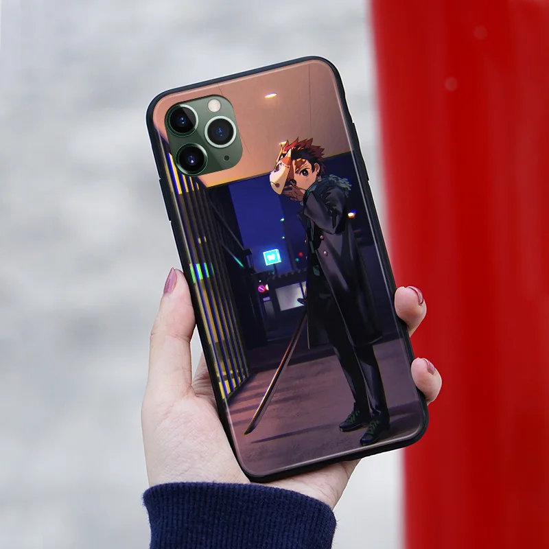 tanjiro kamado phone case cover shell for iphone 6s 7 8 plus x xr xs 11 pro max samsung s note 8 9 10 20 plus ultra free global shipping