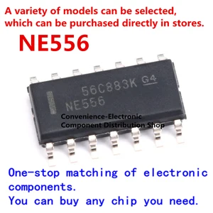 10PCS/PACK NE556 NE556DR NE556DT SOP14 DUAL PRECISION TIMERS IC Single high precision timer Authentic quality