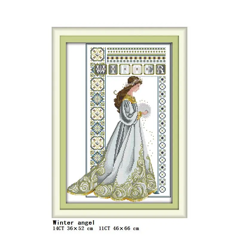 Bouquets of Brides Series Cross Stitch Kit | 14CT/11CT Embroidery Sewing Kit | Home Decoration DIY Crafts Gift | Count and Printing Feature image 3