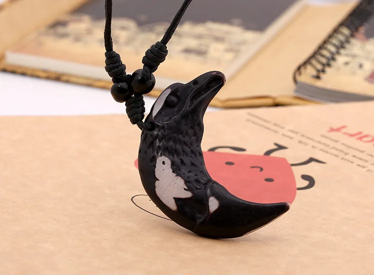 Модное винтажное ожерелье с подвеской в виде орла стиле панк Очаровательная цепь