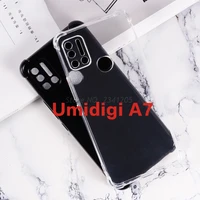 Soft Black TPU Case For Umidigi Pro A7Pro Back Cover Ultra Thin Transparent Phone Case For Umidigi A7s Silicone Case Etui