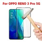 3D изогнутое закаленное стекло для Oppo Reno 3 Pro 5G полное покрытие Высокое качество 9H Защитная пленка для экрана для Oppo Reno 3 Pro 5G