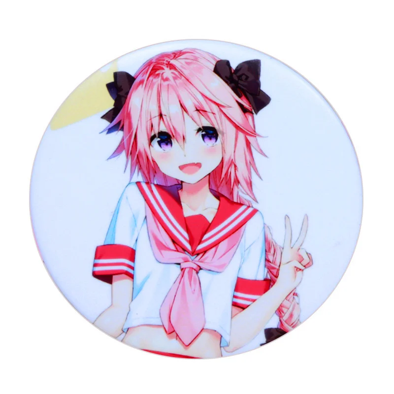 FFFPIN 5 8 см брошь в японском стиле Fate Astolfo мальчик девочка милая круглая булавка