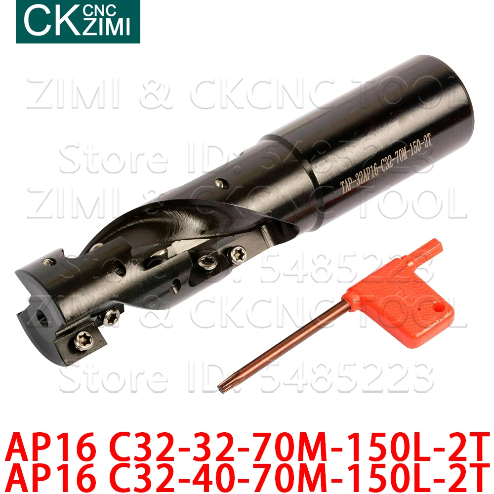 安い AP16 C32-32-70M-150-2T AP16 C32-40-70M-150-2Tトウモロコシフライスカッターラフフライス工具スパイラルカッターAPMT1604 ためAPKT1604 インサート