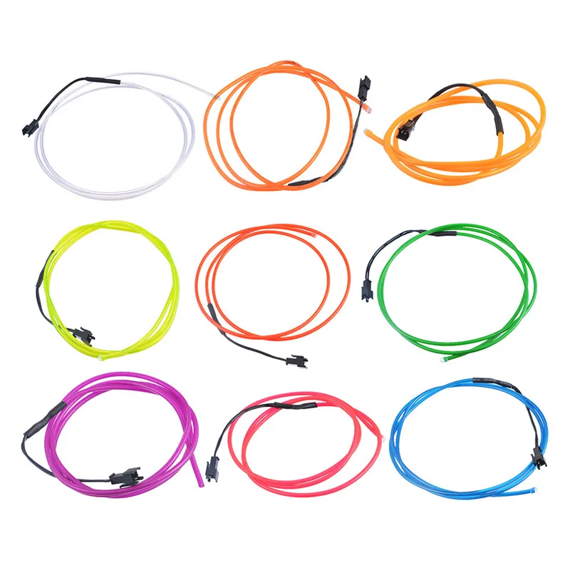 Неоновый светильник с аккумулятором 113 см Светодиодная лента проводом 3 в